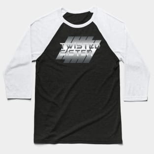 Metallic illustration Twisted Sister Baseball T-Shirt